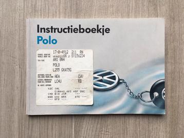 Instructieboekje Volkswagen VW Polo 01-1995 beschikbaar voor biedingen