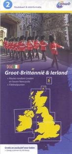 ANWB RouteKaart Engeland + Ierland (Brittannie) Wegenkaart, Boeken, Atlassen en Landkaarten, Nieuw, Ophalen of Verzenden, Landkaart