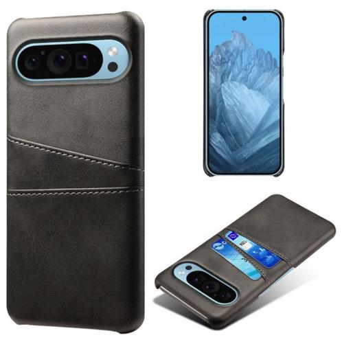 Back Cover met Opbergvakjes voor Pixel 9 / 9 Pro _ Zwart, Telecommunicatie, Mobiele telefoons | Hoesjes en Frontjes | Overige merken