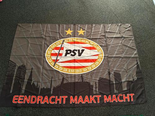 Psv vlag eendracht maakt macht, Verzamelen, Sportartikelen en Voetbal, Zo goed als nieuw, Overige typen, PSV, Ophalen of Verzenden