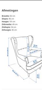 Fauteuil, Huis en Inrichting, Fauteuils, Ophalen, Gebruikt, 100 tot 125 cm, 75 tot 100 cm