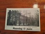 Haagweg Rijswijk kalenderkaartje uit 1912, Verzamelen, Ophalen of Verzenden, Voor 1940, Gebruikt, Overige onderwerpen