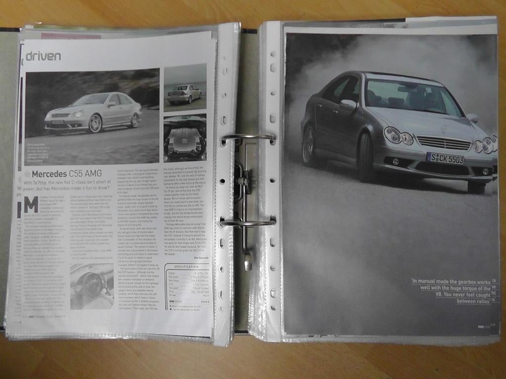 Mercedes C 55 AMG Sedan W203 ? 12x autotest lezen, Ophalen, Gelezen, Mercedes