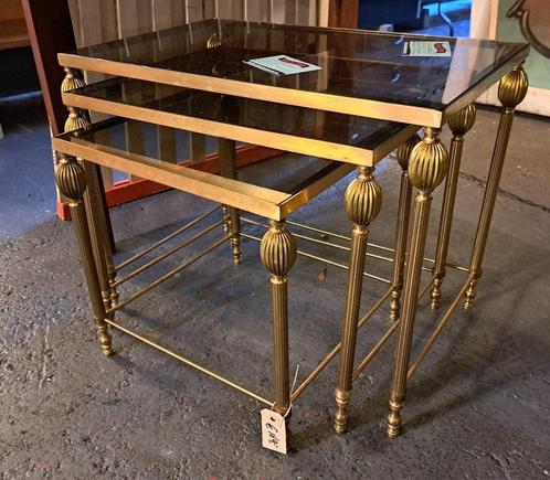 Bijzet tafels of miniset in een Hollywood of regency stijl, Antiek en Kunst, Curiosa en Brocante, Ophalen