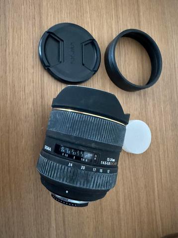 Sigma 12-24mm groothoek lens voor Nikon beschikbaar voor biedingen