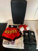 Kickboksset (compleet, goede staat), Gebruikt, Overige, Vechtsportbescherming, Maat L
