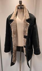 Heren lammy coat parka - maat L - lamsleer en lamsvacht, Ophalen of Verzenden, Gedragen, Maat 52/54 (L), Bruin