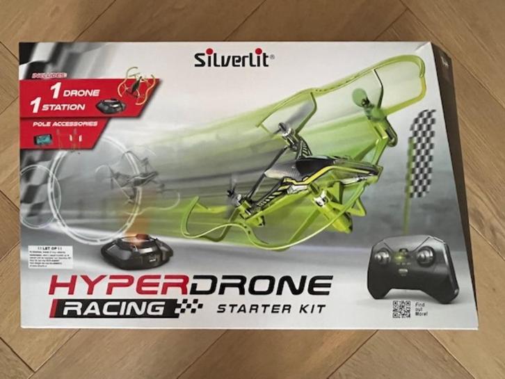 Drone quadcopter van Silverlit: hyperdrone racing starterkit, Kinderen en Baby's, Speelgoed | Speelgoedvoertuigen, Zo goed als nieuw