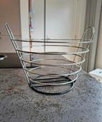 Metalen fruitmand / schaal gratis, Ophalen, Overige materialen, Schaal, Rond