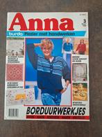 Anna Burda plezier met handwerken maart 1988, Breien en Haken, Burda, Ophalen of Verzenden, Zo goed als nieuw