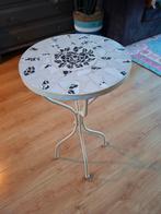 Mooie mozaïek bijzettafel, Ophalen, Minder dan 45 cm, Minder dan 55 cm, Gebruikt