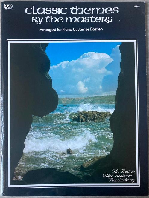 Classic Themes by the Masters for Piano Solo - James Bastien, Muziek en Instrumenten, Bladmuziek, Zo goed als nieuw, Ophalen of Verzenden