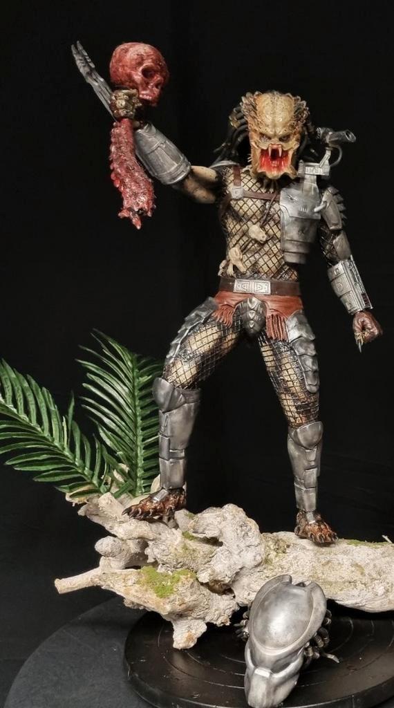Predator Beeld - Gedetailleerd en Indrukwekkend!70cm, Verzamelen, Film en Tv, Zo goed als nieuw, Ophalen of Verzenden