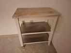 keukenkar keukenwerktafel keukentrolley servieskar, Gebruikt, Minder dan 100 cm, Crème, 50 tot 75 cm