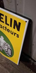 Emaille bord Michelin Tractor Pneus tracteurs., Reclamebord, ., Nieuw, Ophalen of Verzenden