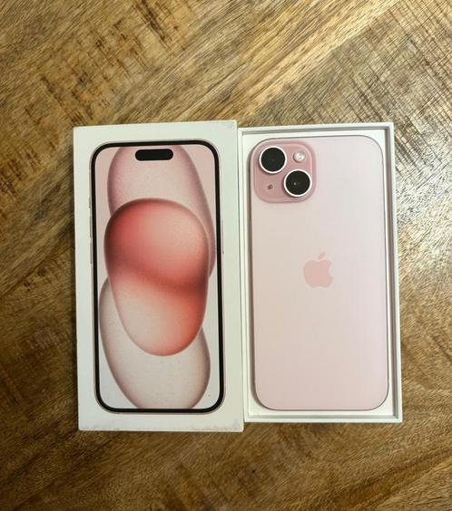 IPhone 15 Roze 128GB ZGAN!, Telecommunicatie, Mobiele telefoons | Apple iPhone, Zo goed als nieuw, 128 GB, Roze, Ophalen of Verzenden