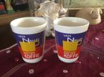 Twee Van Nelle's Pakjes Koffie bekers., Overige typen, Ophalen of Verzenden, Zo goed als nieuw, Overige stijlen