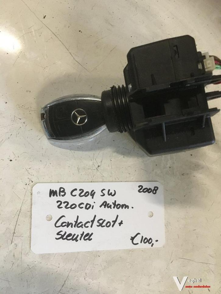 Mercedes C 204 SW 220 cdi 2008  Contactslot met sleutel, Auto-onderdelen, Carrosserie en Plaatwerk, Gebruikt, Ophalen of Verzenden