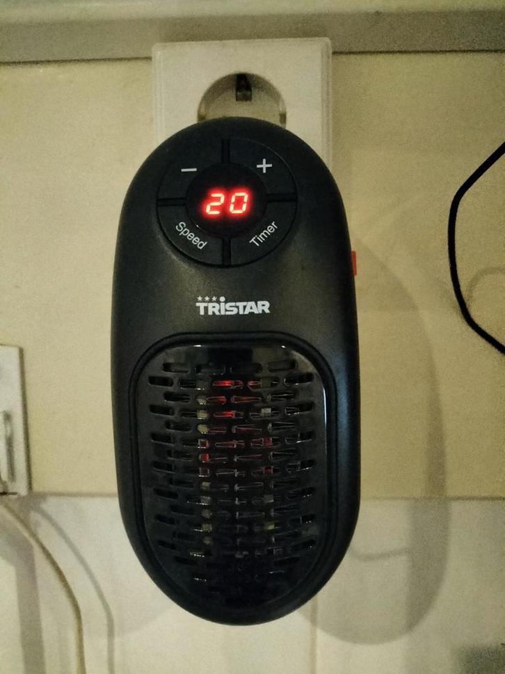 Tristar Stopcontactverwarming - Compact & Handig!, Huis en Inrichting, Kachels, Zo goed als nieuw, Vrijstaand, Overige soorten