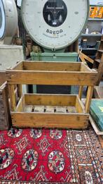 5 oude houten frisdrank en bierkratjes, Ophalen