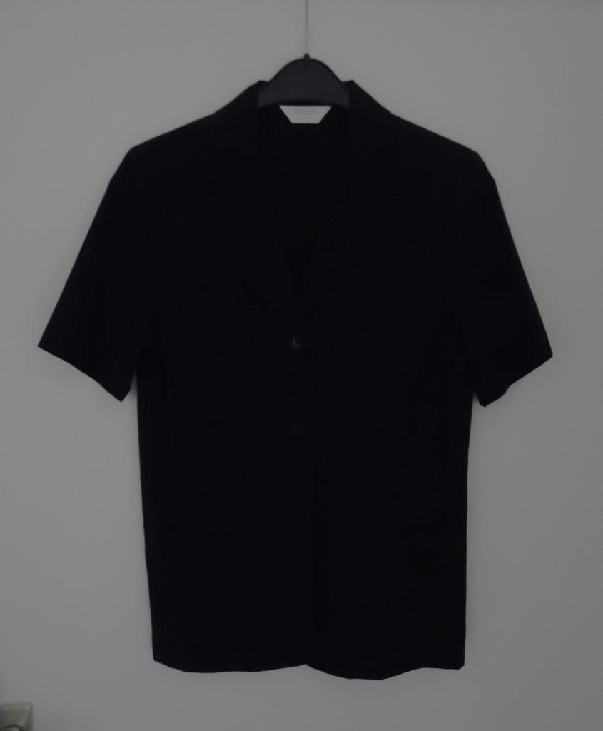 Zwarte blazer met korte mouw, Canda / C&A, maat 38, nieuw, Ophalen of Verzenden, Nieuw, Maat 38/40 (M), Zwart
