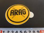 sticker ARAG  Verzekeringen Logo, Ophalen, Zo goed als nieuw, Sticker