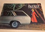 1972 Nederlands Peugeot 504 station Familiale 1e type folder, Ophalen of Verzenden, Zo goed als nieuw, Peugeot