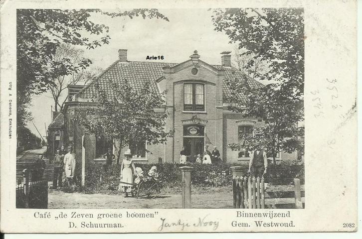 Binnenwijzend, Verzamelen, Ansichtkaarten | Nederland, Gelopen, Noord-Holland, Voor 1920, Verzenden