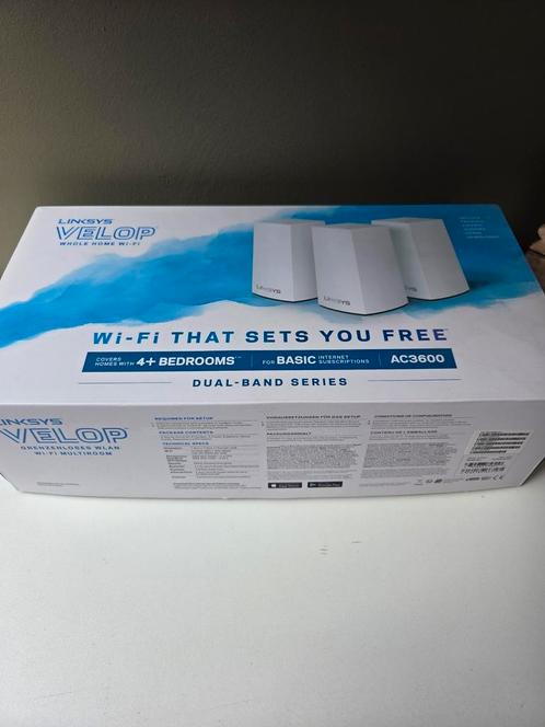 Linksys Velop 3 stuks, Computers en Software, Accesspoints, Zo goed als nieuw, Ophalen of Verzenden