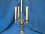 Zware Messing Kandelaar(5 Kaarsen),v.a 35,00, Ophalen of Verzenden, Brons