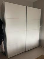 Linnenkast met schuifdeuren wit, Huis en Inrichting, Kasten | Kledingkasten, Ophalen, 200 cm of meer, 150 tot 200 cm, Zo goed als nieuw