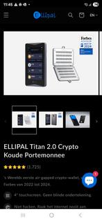 ELLIPAL Titan 2.0 Crypto Wallet, Computers en Software, Overige Computers en Software, Ophalen of Verzenden, Nieuw
