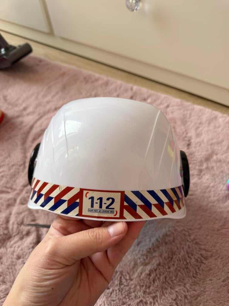 Politiehelm kinderen, Kinderen en Baby's, Carnavalskleding en Verkleedspullen, Ophalen, Zo goed als nieuw, 104 of kleiner, Jongen of Meisje