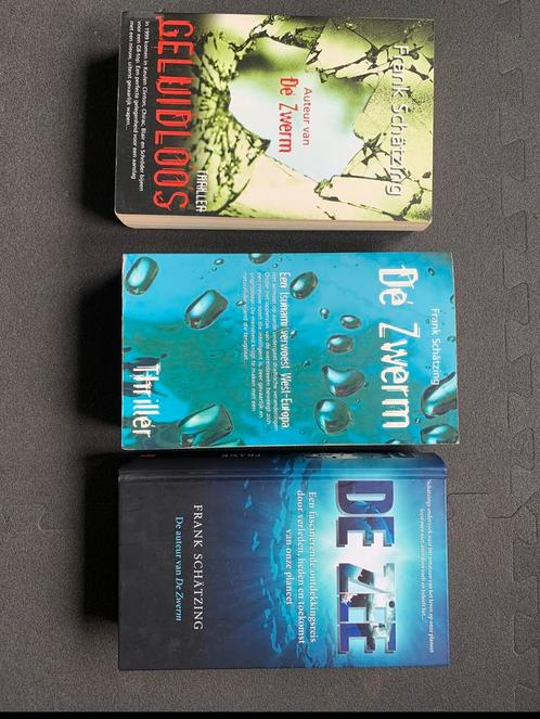 Frank Schätzing - Set van 3 boeken, Boeken, Avontuur en Actie, Gelezen, Ophalen of Verzenden