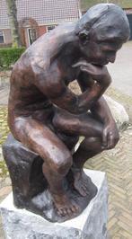 Bronzen beeld / De DENKER, Huis en tuin decoratie Marie, Nieuw, Info@huisentuindecoratiemarie.nl, Mensenbeeld
