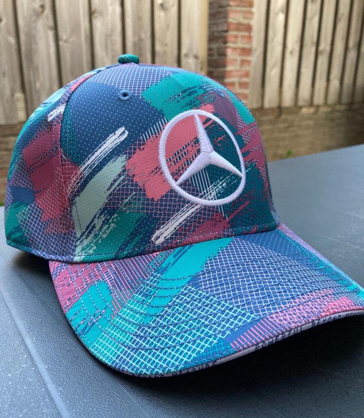 ✅ Lewis Hamilton 2019 Spanje GP Cap Mercedes AMG F1 W10 Pet, Verzamelen, Automerken, Motoren en Formule 1, Nieuw, Formule 1, Ophalen of Verzenden