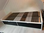 Ikea eenpersoonsbed FLAXA, Huis en Inrichting, Ophalen, Eenpersoons, Wit, 200 cm