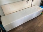 Ikea Besta tvmeubel met glazen plaat!, Ophalen, Gebruikt