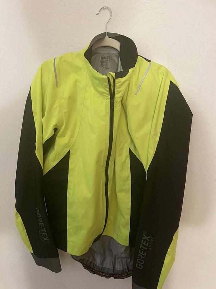 Gore Oxygen 2.0 Gore-Tex Jas Neon Geel/Zwart XXL, Fietsen en Brommers, Fietsaccessoires | Fietskleding, Zo goed als nieuw, Overige maten