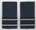 Set rang Kapitein KLu, Kon Luchtmacht (donkerblauw), Ophalen of Verzenden, Luchtmacht, Nederland, Embleem of Badge
