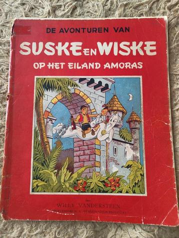 Suske en Wiske - Op het Eiland Amoras Vlaamse reeks beschikbaar voor biedingen