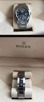 Rolex date just clean factory, Staal, Polshorloge, Nieuw, Ophalen of Verzenden
