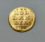 Provincie Holland. Pijl- of bezemstuiver 1738 afslag in Goud, Postzegels en Munten, Munten | Nederland, Ophalen of Verzenden