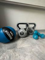 Fitness set: Kettlebells & Dumbbells, Ophalen of Verzenden, Zo goed als nieuw, Armen, Kettlebell