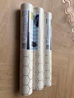 3 rollen DecoMode behang - Hexagon Natural, Ophalen of Verzenden, Wit