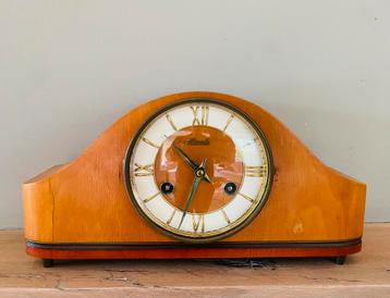 Vintage 70s Hermle pendule-/mantelklok beschikbaar voor biedingen