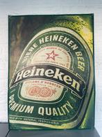 Vintage Heineken reclamebord jaren 90, Ophalen of Verzenden, Zo goed als nieuw, Reclamebord