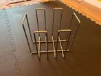 Metalen tijdschriftenhouder, Huis en Inrichting, Woonaccessoires | Krantenbakken en Lectuurbakken, Ophalen, Gebruikt