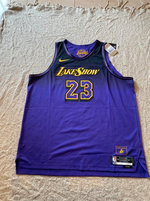 Nike NBA Basketball Authentic Lakers Lebron Jersey, XXXL,New, Kleding | Heren, Sportkleding, Nieuw, Algemeen, Overige maten, Paars