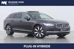 Volvo V90 T6 Plug-in hybrid Plus Bright | Luchtvering Achter, Auto's, Volvo, Automaat, 4 cilinders, 1969 cc, Zilver of Grijs